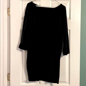 Black Velvet Mini Dress